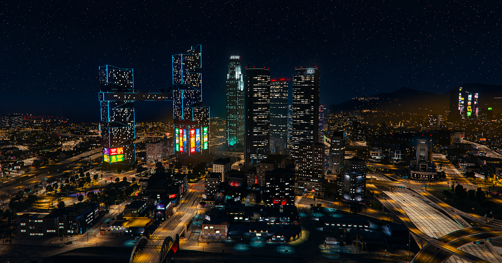 Skyline notturna per Mirage RP